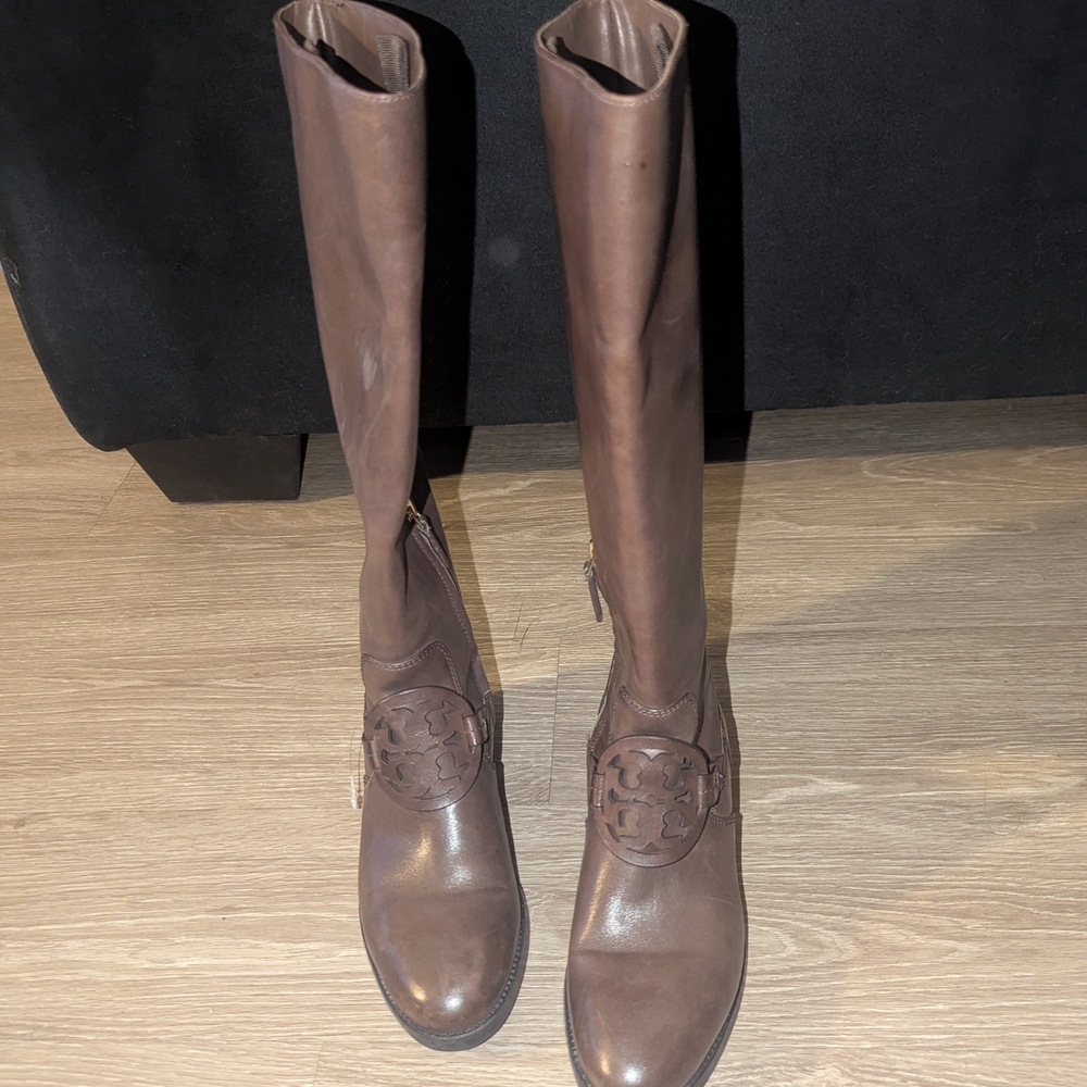 Tory Burch Brown Heeled Boots